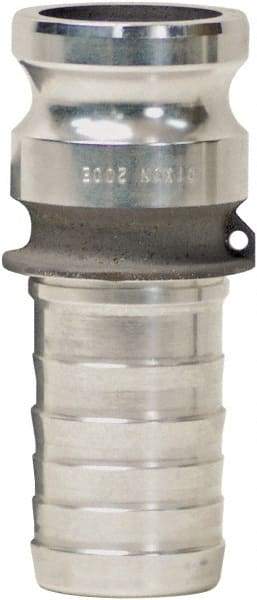 Dixon Valve & Coupling - 5" Aluminum Cam & Groove Suction & Discharge Hose Male Adapter Hose Shank - Part E, 75 Max psi - USA Tool & Supply