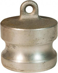 Dixon Valve & Coupling - 5" Aluminum Cam & Groove Suction & Discharge Hose Dust Plug For Use with Couplers - Part DP, 75 Max psi - USA Tool & Supply