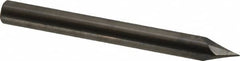 Made in USA - 1/4" Body Diam, 60°, 2-1/2" OAL, Solid Carbide Spotting Drill - USA Tool & Supply