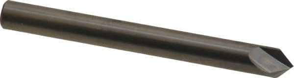 Made in USA - 1/4" Body Diam, 90°, 2-1/2" OAL, Solid Carbide Spotting Drill - USA Tool & Supply