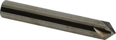 Made in USA - 3/8" Body Diam, 90°, 2-1/2" OAL, Solid Carbide Spotting Drill - USA Tool & Supply