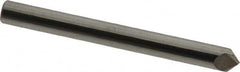 Made in USA - 1/4" Body Diam, 120°, 2-1/2" OAL, Solid Carbide Spotting Drill - USA Tool & Supply