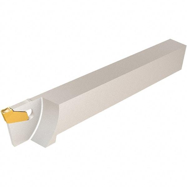 Iscar - External Thread, 2.7mm Min Groove Width, 150mm OAL, Right Hand Indexable Grooving Cutoff Toolholder - 25mm Shank Height x 25mm Shank Width, GF.. Insert Style, SGTF Toolholder Style, Series Self-Grip - USA Tool & Supply