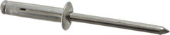 RivetKing - Size 0625 Dome Head Aluminum Tri Folding Blind Rivet - Aluminum Mandrel, 0.04" to 0.354" Grip, 0.386" Head Diam, 0.196" to 0.209" Hole Diam, 0.906" Length Under Head, 3/16" Body Diam - USA Tool & Supply