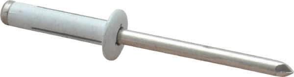 RivetKing - Size 0625 Dome Head Aluminum Tri Folding Blind Rivet - Aluminum Mandrel, 0.04" to 0.354" Grip, 0.386" Head Diam, 0.196" to 0.209" Hole Diam, 0.906" Length Under Head, 3/16" Body Diam - USA Tool & Supply