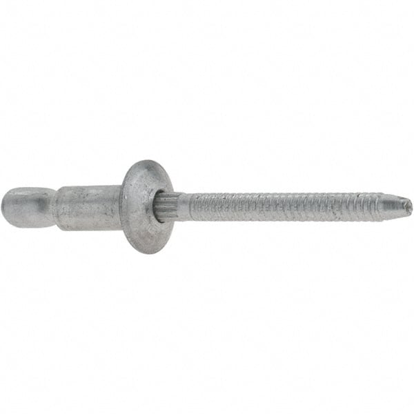 RivetKing - Size 64 Dome Head Aluminum Structural with Locking Stem Blind Rivet - USA Tool & Supply