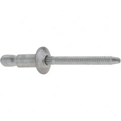 RivetKing - Size 64 Dome Head Aluminum Structural with Locking Stem Blind Rivet - USA Tool & Supply