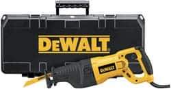 DeWALT - 2,700 Strokes per Minute, 1-1/8 Inch Stroke Length, Electric Reciprocating Saw - 120 Volts, 13 Amps - USA Tool & Supply