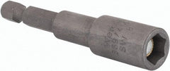 Wera - 8mm Magnetic Nutsetter - 1/4" Hex Drive, 2-1/2" OAL - USA Tool & Supply