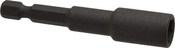 Wera - 5/16" Magnetic Nutsetter - 1/4" Hex Drive, 2-1/2" OAL, 1/2" Socket Nose Diam - USA Tool & Supply