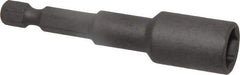 Wera - 3/8" Nonmagnetic Nutsetter - 1/4" Hex Drive, 2-5/8" OAL, 9/16" Socket Nose Diam - USA Tool & Supply