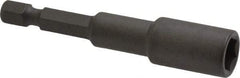 Wera - 5/16" Nonmagnetic Nutsetter - 1/4" Hex Drive, 2-5/8" OAL, 1/2" Socket Nose Diam - USA Tool & Supply