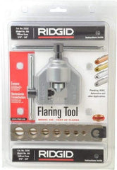 Ridgid - 3/16 to 5/8" Pipe Capacity, Flaring Tools & Tube Expanders - USA Tool & Supply