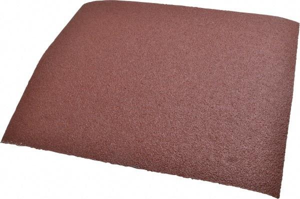 3M - 40 Grit, Aluminum Oxide Sanding Sheet - 11" Long x 9" Wide, Coarse Grade, X Weighted Cloth Backing - USA Tool & Supply
