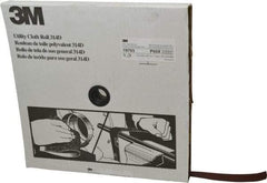 3M - 1" x 50 Yd Aluminum Oxide Cloth Roll - Medium Grade, X Weighted Backing - USA Tool & Supply