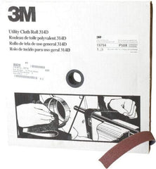 3M - 1" x 50 Yd 50 Grit Aluminum Oxide Cloth Roll - Coarse Grade, X Weighted Backing - USA Tool & Supply