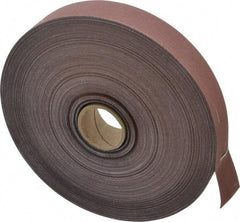 3M - 1" x 50 Yd 320 Grit Aluminum Oxide Cloth Roll - Extra Fine Grade, J Weighted Backing - USA Tool & Supply