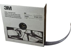 3M - 1-1/2" x 50 Yd 150 Grit Aluminum Oxide Cloth Roll - Very Fine Grade, J Weighted Backing - USA Tool & Supply
