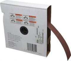 3M - 1-1/2" x 50 Yd 400 Grit Aluminum Oxide Cloth Roll - Extra Fine Grade, J Weighted Backing - USA Tool & Supply