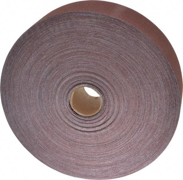3M - 2" x 50 Yd 120 Grit Aluminum Oxide Cloth Roll - Fine Grade, J Weighted Backing - USA Tool & Supply