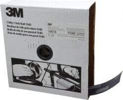 3M - 2" x 50 Yd 280 Grit Aluminum Oxide Cloth Roll - Extra Fine Grade, J Weighted Backing - USA Tool & Supply