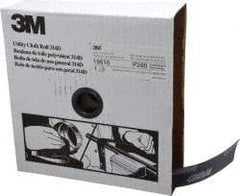 3M - 2" x 50 Yd 280 Grit Aluminum Oxide Cloth Roll - Extra Fine Grade, J Weighted Backing - USA Tool & Supply