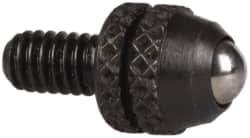 SPI - #4-48, 0.0780" Ball Diam, Steel Contact Point - 1" Contact Point Length, Use with 13-190-4 Dial Depth Gage - USA Tool & Supply