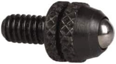 SPI - #4-48, 0.0780" Ball Diam, Steel Contact Point - 1" Contact Point Length, Use with 13-190-4 Dial Depth Gage - USA Tool & Supply