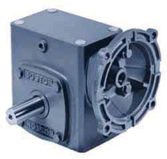 Boston Gear - 1-3/4 Centerline Distance, 15:1, 117 RPM Output,, Speed Reducer - Single Shaft Left, 56C NEMA - USA Tool & Supply