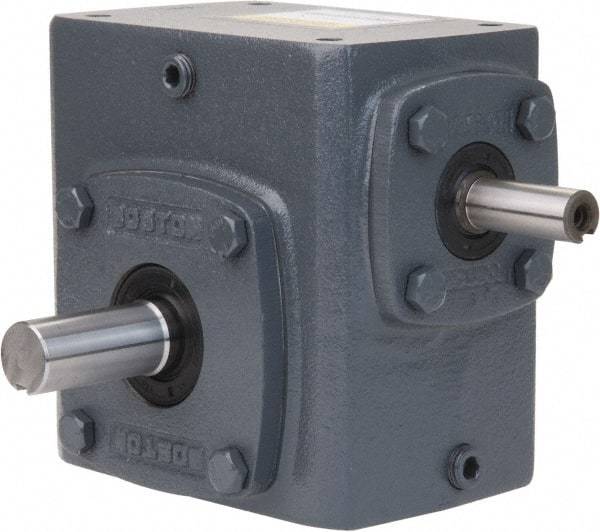 Boston Gear - 2.38 Centerline Distance, 30:1, 58 RPM Output, 1.33 Input Horsepower, 1,200 Lbs. Max Torque, Speed Reducer - Single Shaft Left - USA Tool & Supply