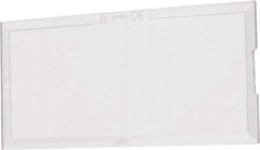 PRO-SAFE - 4-1/4" Wide x 2" High, Polycarbonate Cover Plate - Clear, Universal Mount - USA Tool & Supply