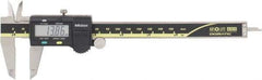 Mitutoyo - 0 to 150mm Range, 0.01mm Resolution, Electronic Caliper - Stainless Steel with 40mm Stainless Steel Jaws, 0.03mm Accuracy, SPC Output - USA Tool & Supply