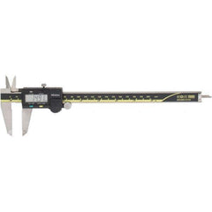 Mitutoyo - 0 to 200mm Range, 0.01mm Resolution, Electronic Caliper - Stainless Steel with 50mm Stainless Steel Jaws, 0.03mm Accuracy, SPC Output - USA Tool & Supply