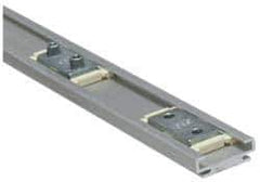 Igus - 30mm L x 27mm W x 9.5mm H, 20mm Transverse Hole Spcg - M4x1 Hole, 112.5 Static Capacity - USA Tool & Supply