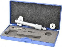 Fowler - 0.2 to 1.2", Mechanical Inside Micrometer - 0.001" Graduation, 0.0002" Accuracy, Ratchet Stop Thimble - USA Tool & Supply
