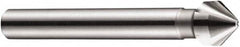 DORMER - 6mm Shank Diam, 3 Flute 90° High Speed Steel Countersink - USA Tool & Supply