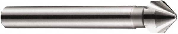 DORMER - 8mm Shank Diam, 3 Flute 82° High Speed Steel Countersink - USA Tool & Supply