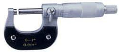 Value Collection - 11 to 12" Range, 0.0001" Graduation, Mechanical Outside Micrometer - Ratchet Stop Thimble - USA Tool & Supply