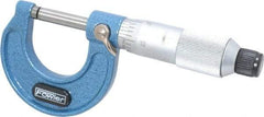 Fowler - 0 to 1" Range, 0.0001" Graduation, Mechanical Outside Micrometer - Friction Thimble, Accurate to 0.0001" - USA Tool & Supply