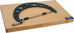 Fowler - 13 to 14" Range, 0.001" Graduation, Mechanical Outside Micrometer - Ratchet Stop Thimble, Accurate to 0.011" - USA Tool & Supply