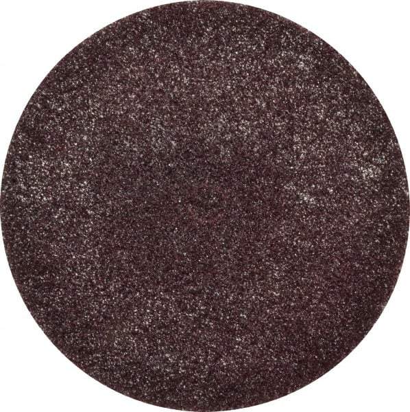 3M - 6" Medium Grade Aluminum Oxide Deburring Disc - 1/2" Center Hole, Arbor Connection, Maroon, 4,000 Max RPM - USA Tool & Supply