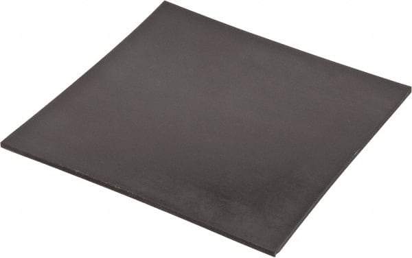 Made in USA - 12" Long, 12" Wide, 1/4" Thick, Neoprene Rubber Foam Sheet - 35 to 45 Durometer, Black, -20 to 220°F, 800 psi Tensile Strength, Stock Length - USA Tool & Supply