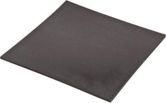 Made in USA - 12" Long, 12" Wide, 1/4" Thick, Neoprene Rubber Foam Sheet - 35 to 45 Durometer, Black, -20 to 220°F, 800 psi Tensile Strength, Stock Length - USA Tool & Supply