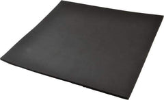 Made in USA - 12" Long, 12" Wide, 1/4" Thick, Neoprene Rubber Foam Sheet - 50 to 60 Durometer, Black, -20 to 220°F, 900 psi Tensile Strength, Stock Length - USA Tool & Supply