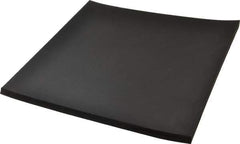 Made in USA - 12" Long, 12" Wide, 1/2" Thick, Neoprene Rubber Foam Sheet - 65 to 75 Durometer, Black, -20 to 220°F, 1,000 psi Tensile Strength, Stock Length - USA Tool & Supply