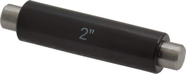 SPI - 2 Inch Long, Accuracy Up to 0.0001 Inch, Flat End Micrometer Calibration Standard - Use with Micrometers, Includes Heat Insulating Handle - USA Tool & Supply