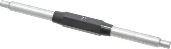 SPI - 7 Inch Long, Accuracy Up to 0.0002 Inch, Flat End Micrometer Calibration Standard - Use with Micrometers, Includes Heat Insulating Handle - USA Tool & Supply