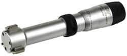 Fowler - 1 to 1-3/8", 2.6" Gage Depth, Mechanical Inside Hole Micrometer - 0.00025" Graduation, 0.00015" Accuracy, Ratchet Stop Thimble - USA Tool & Supply