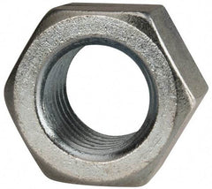 Value Collection - 1-3/4 - 5 UNC Steel Right Hand Hex Nut - 2-5/8" Across Flats, 1-1/2" High, Zinc Clear Finish - USA Tool & Supply
