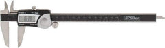 Fowler - 0 to 200mm Range, 0.01mm Resolution, Electronic Caliper - Ceramic with 1.96" Jaws, 0.04mm Accuracy - USA Tool & Supply